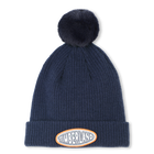 Gorro de punto con pomp&oacute;n polar, MARINO, hi-res