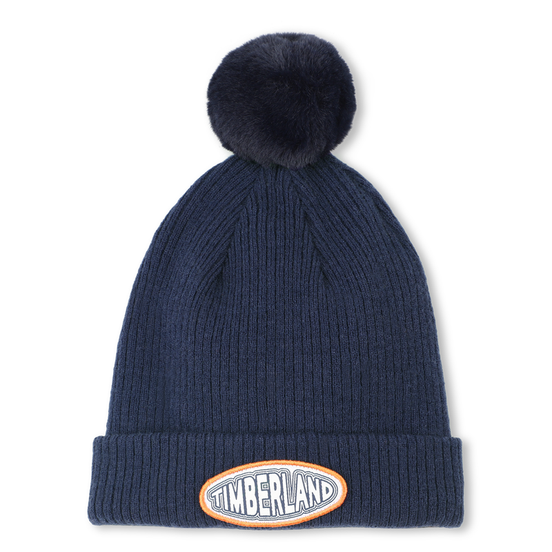 Gorro de punto con pomp&oacute;n polar TIMBERLAND 
                        NI&Ntilde;O