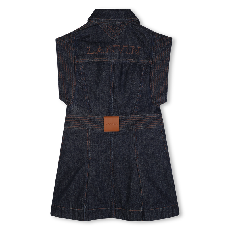 Vestido de denim LANVIN 
                        NI&Ntilde;A