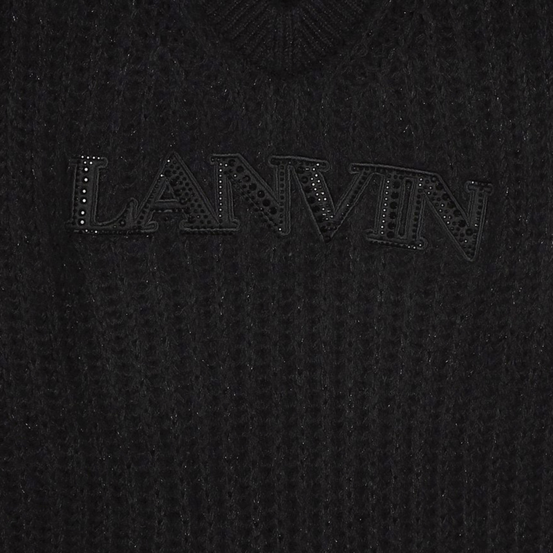 Jersey cuello en V de punto LANVIN 
                        NI&Ntilde;A