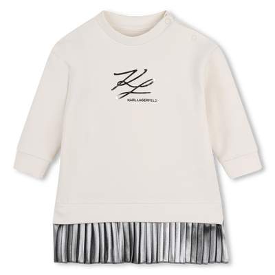 Vestido de manga larga KARL LAGERFELD KIDS NI&Ntilde;A
