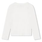 Camiseta manga larga y algod&oacute;n MICHAEL KORS 
                    NI&Ntilde;A