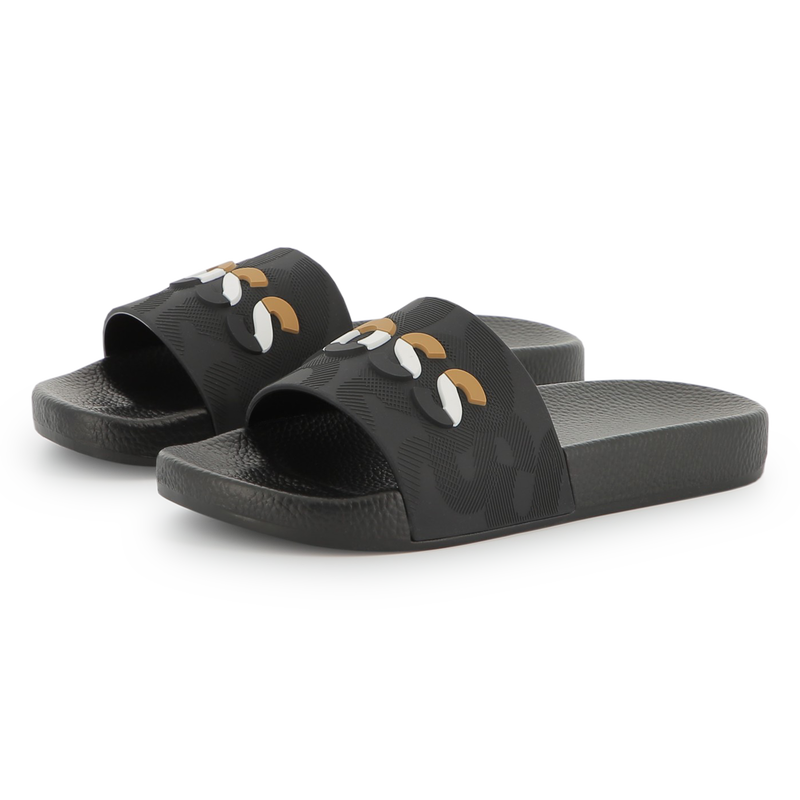 Chanclas con tira ancha BOSS 
                        NI&Ntilde;O