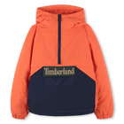 Cortavientos bicolor con capucha TIMBERLAND 
                    NI&Ntilde;O