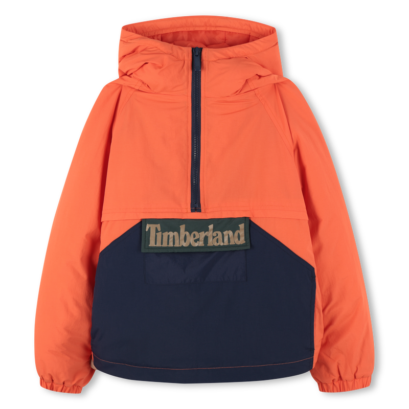 Cortavientos bicolor con capucha TIMBERLAND 
                        NI&Ntilde;O