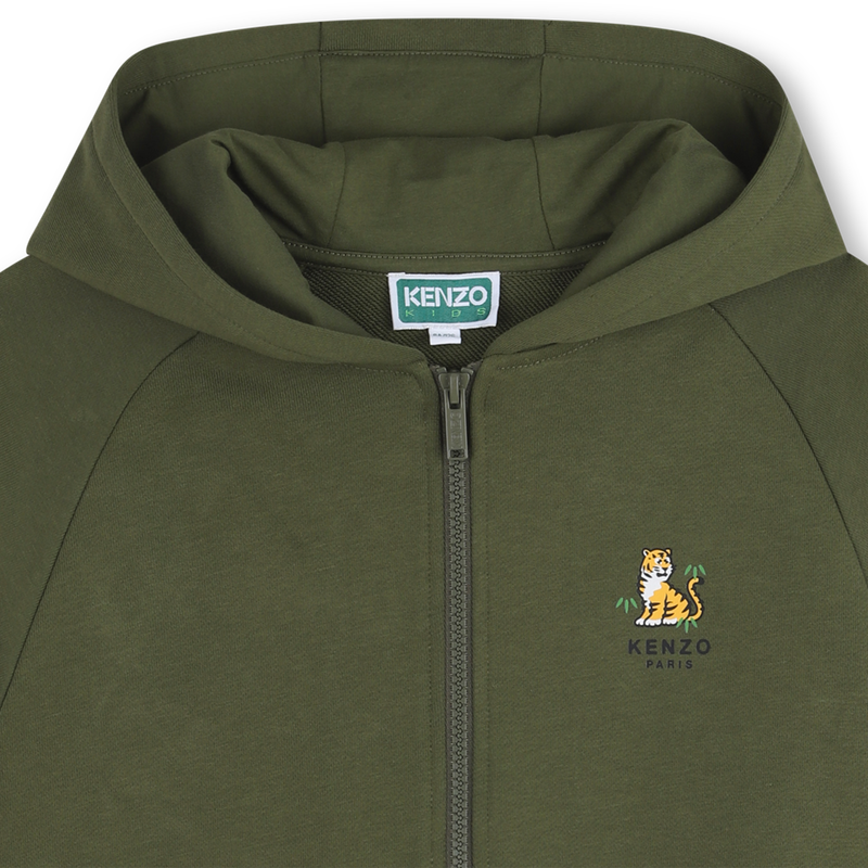 SUDADERA CON CAPUCHA CON CREMALLERA KENZO KIDS 
                        NI&Ntilde;O