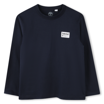 Camiseta lisa con etiqueta TIMBERLAND NI&Ntilde;O