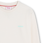 Sudadera fleece HUGO 
                    NI&Ntilde;O