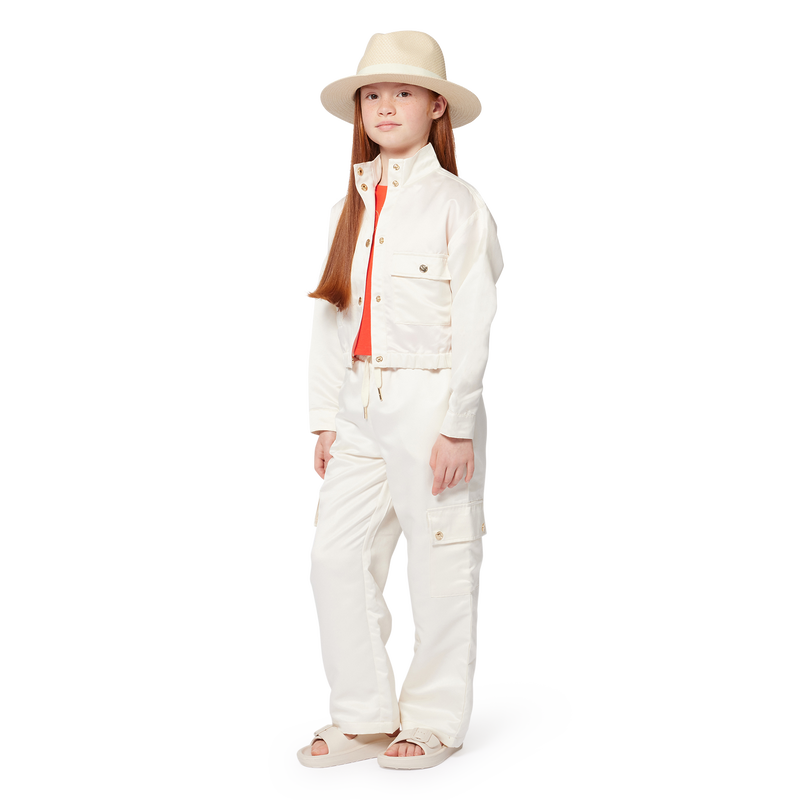 Camiseta corta de algod&oacute;n MICHAEL KORS 
                        NI&Ntilde;A