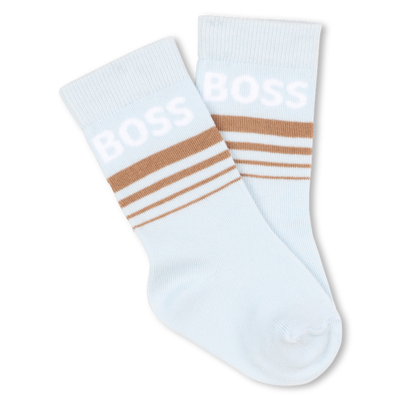 Pack de 2 pares de calcetines BOSS 
                        NI&Ntilde;O