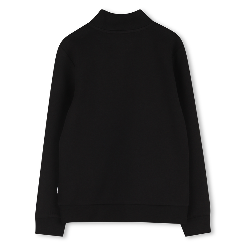 Sudadera stand-up con cremallera BOSS 
                        NI&Ntilde;O