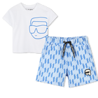 Conjunto pantal&oacute;n y camiseta KARL LAGERFELD KIDS 
                    NI&Ntilde;O
