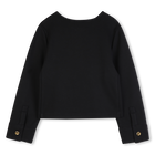 C&aacute;rdigan con botones dorados GIVENCHY 
                    NI&Ntilde;A