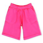 Bermudas de mulet&oacute;n bordadas, FLUORESCENTE DE MALABAR, hi-res