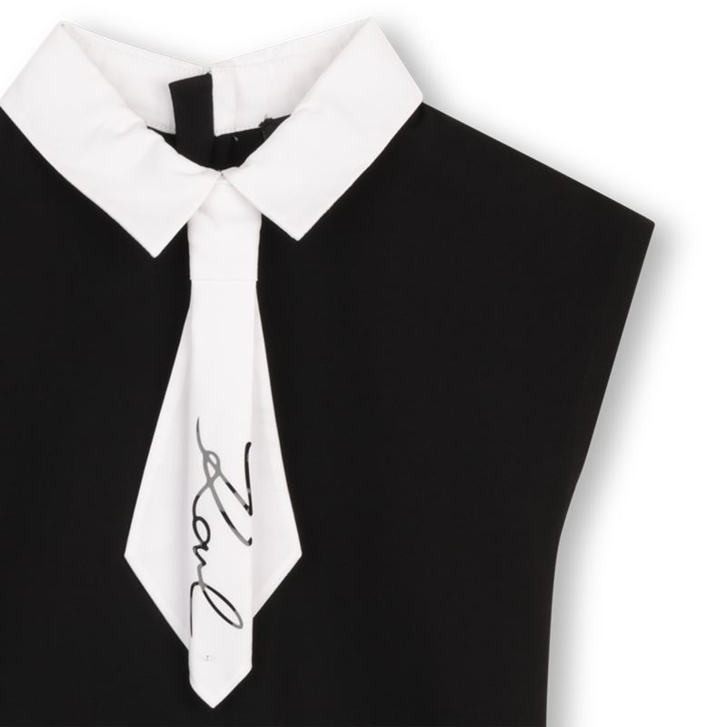 VESTIDO MANGA CORTA KARL LAGERFELD KIDS 
                        NI&Ntilde;A