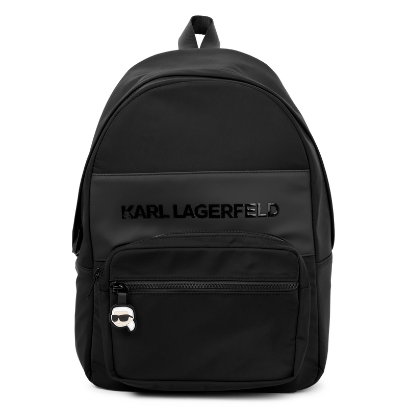 Mochila con logo en relieve KARL LAGERFELD KIDS 
                        NI&Ntilde;O