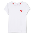 Camiseta de manga corta, BLANCO, hi-res