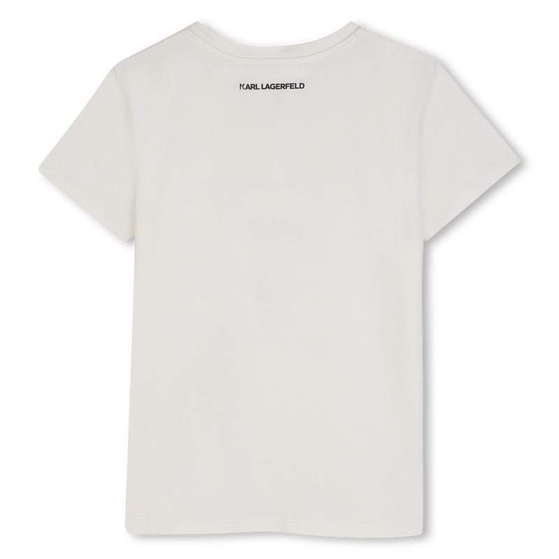 Camiseta de mangas cortas KARL LAGERFELD KIDS 
                        NI&Ntilde;A