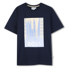 Camiseta de manga corta, MARINO, hi-res
