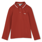 Polo de manga larga, BURDEOS, hi-res