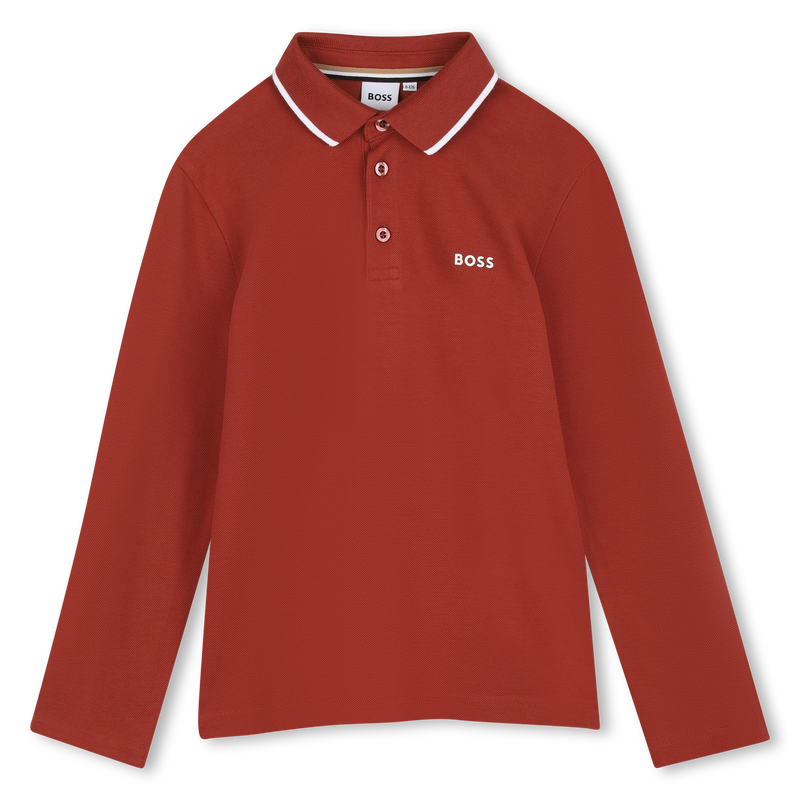 Polo de manga larga BOSS 
                        NI&Ntilde;O