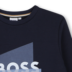 Sudadera fleece BOSS 
                    NI&Ntilde;O