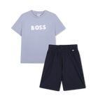 Conjunto camiseta + bermudas BOSS 
                    NI&Ntilde;O