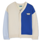 C&aacute;rdigan de punto con cuello en v KENZO KIDS 
                    NI&Ntilde;O