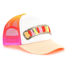 Gorra parche de tejido rizado BILLIEBLUSH 
                    NI&Ntilde;A