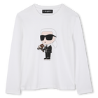 Camiseta de manga larga KARL LAGERFELD KIDS 
                    NI&Ntilde;O