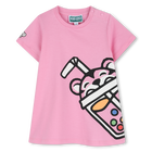 Vestido manga corta KENZO KIDS 
                    NI&Ntilde;A