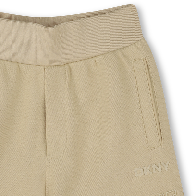 Bermudas de mulet&oacute;n de algod&oacute;n DKNY 
                        UNISEXO