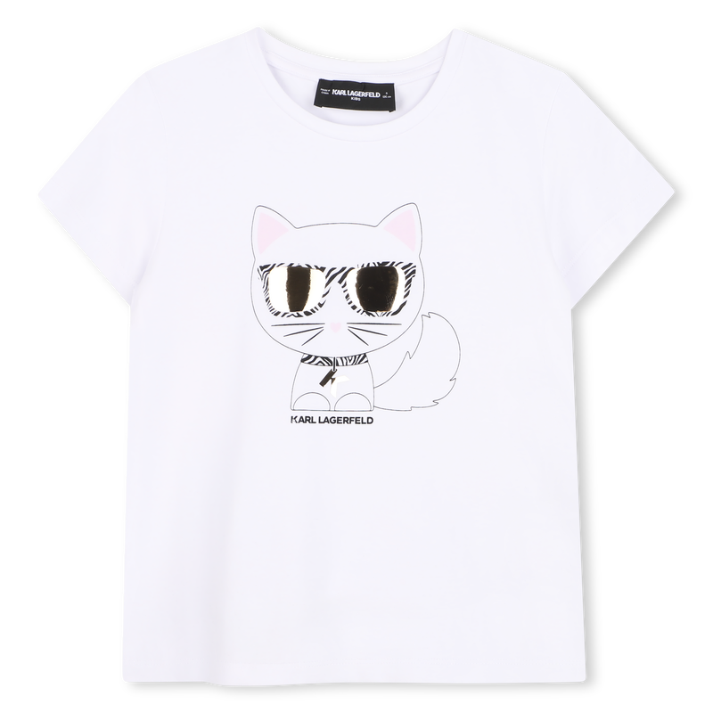 CAMISETA ILUSTRACI&Oacute;N CHOUPETTE KARL LAGERFELD KIDS 
                        NI&Ntilde;A