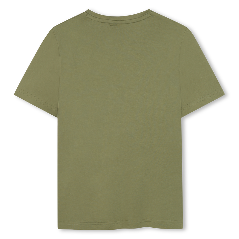 Camiseta manga corta y algod&oacute;n BOSS 
                        NI&Ntilde;O