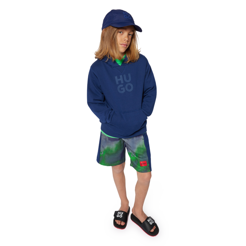 Bermudas de ch&aacute;ndal estampadas HUGO 
                        NI&Ntilde;O