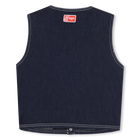 Chaqueta vaquera sin mangas KENZO KIDS 
                    NI&Ntilde;A