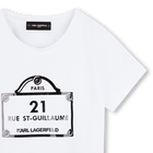 Camiseta con estampados KARL LAGERFELD KIDS 
                    NI&Ntilde;A