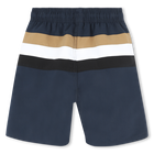 Ba&ntilde;ador de rayas BOSS 
                    NI&Ntilde;O