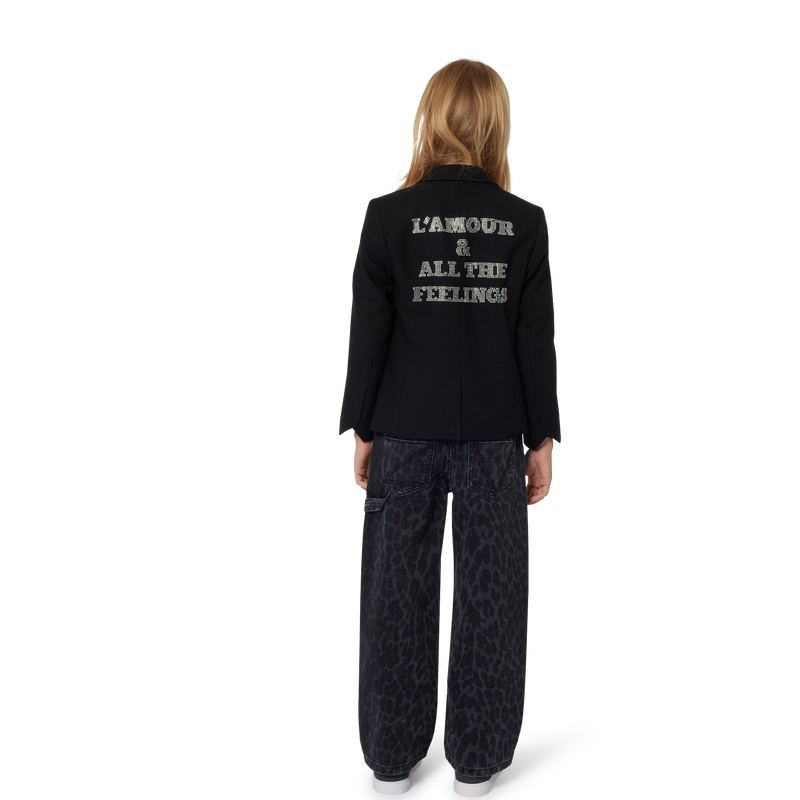 Vaquero con cintura el&aacute;stica ZADIG & VOLTAIRE 
                        NI&Ntilde;A