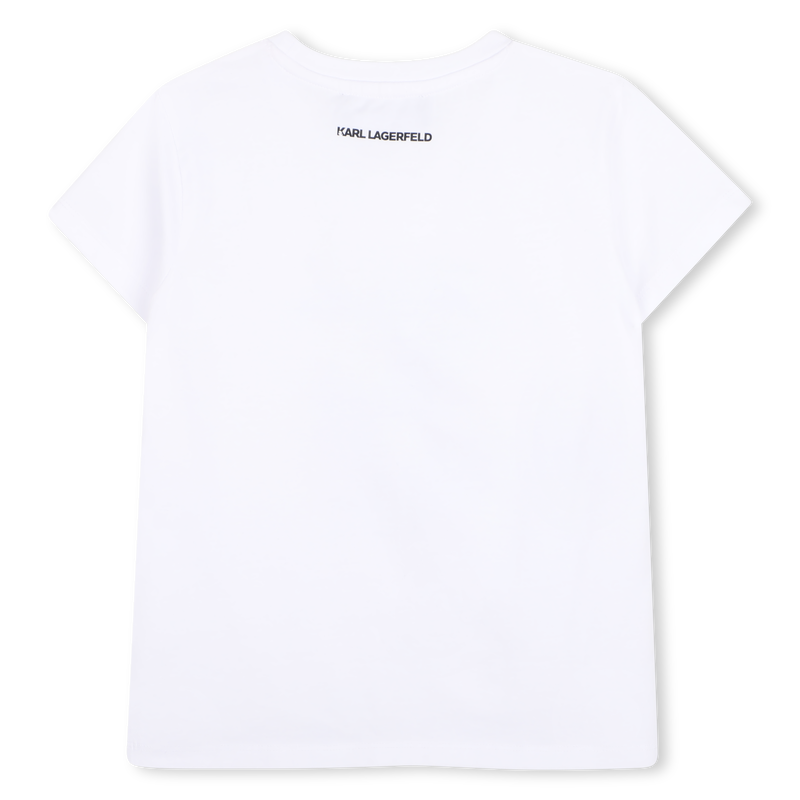 Camiseta de mangas cortas KARL LAGERFELD KIDS 
                        NI&Ntilde;A