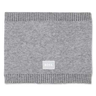 Calentador de cuello con insignia BOSS NI&Ntilde;O