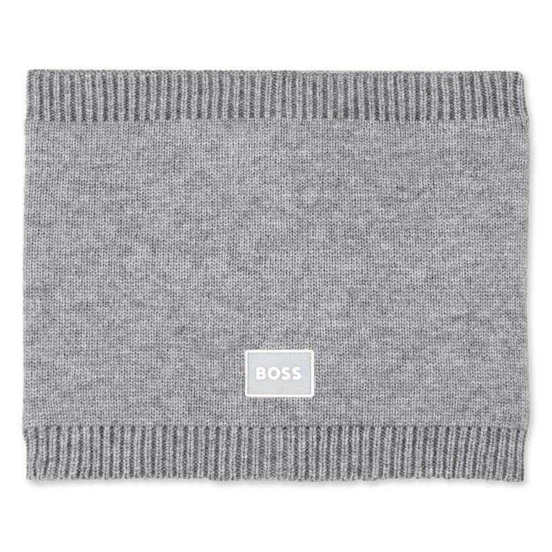 Calentador de cuello con insignia BOSS 
                        NI&Ntilde;O