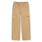 Pantalones de cintura el&aacute;stica, BEIG, hi-res