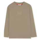 Camiseta de manga larga, BEIG, hi-res