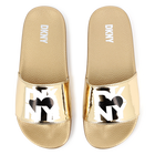 Chanclas ligeras metalizadas DKNY 
                    NI&Ntilde;A