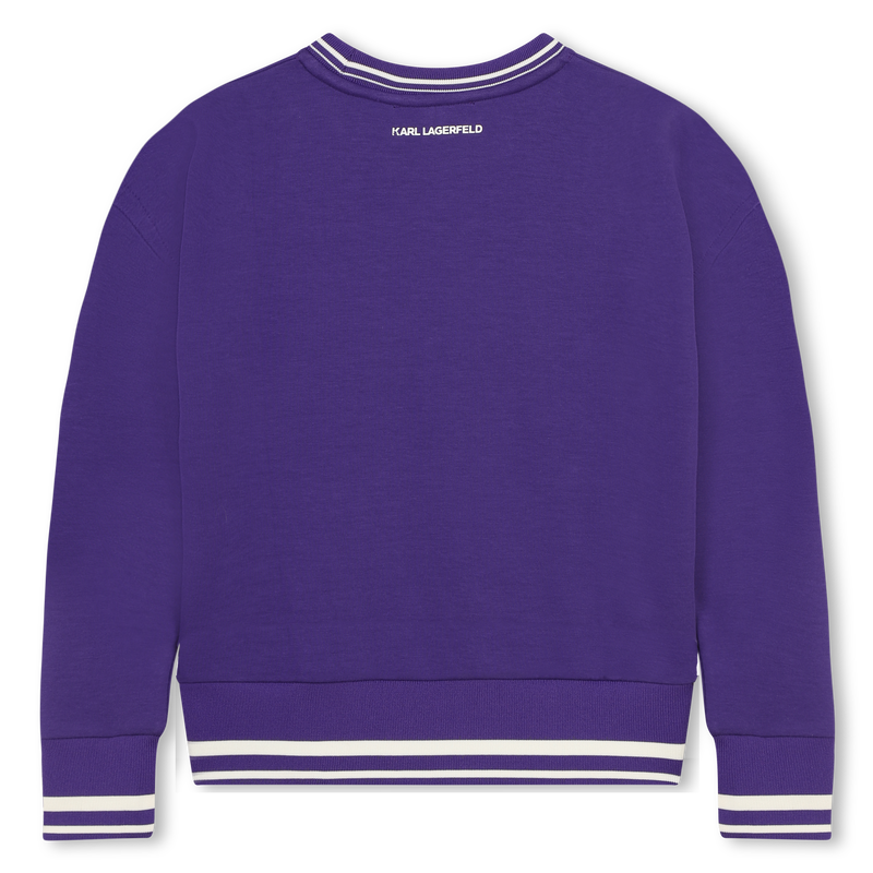 Sudadera con estampado KARL LAGERFELD KIDS 
                        NI&Ntilde;A