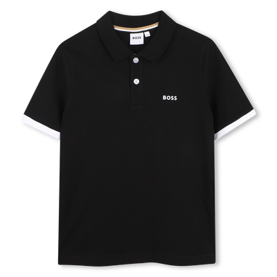 POLO DE MANGA CORTA BOSS NI&Ntilde;O