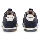 Zapatillas de deporte en materiales mixtos BOSS 
                    NI&Ntilde;O