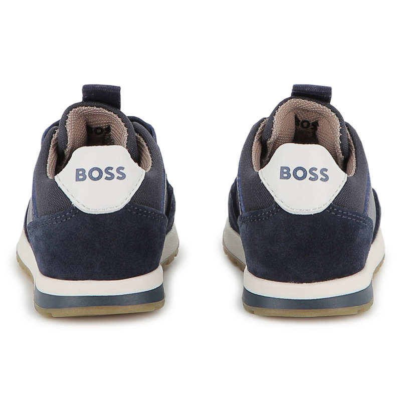 Zapatillas de deporte en materiales mixtos BOSS 
                        NI&Ntilde;O