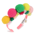 Diadema con pompones BILLIEBLUSH 
                    NI&Ntilde;A